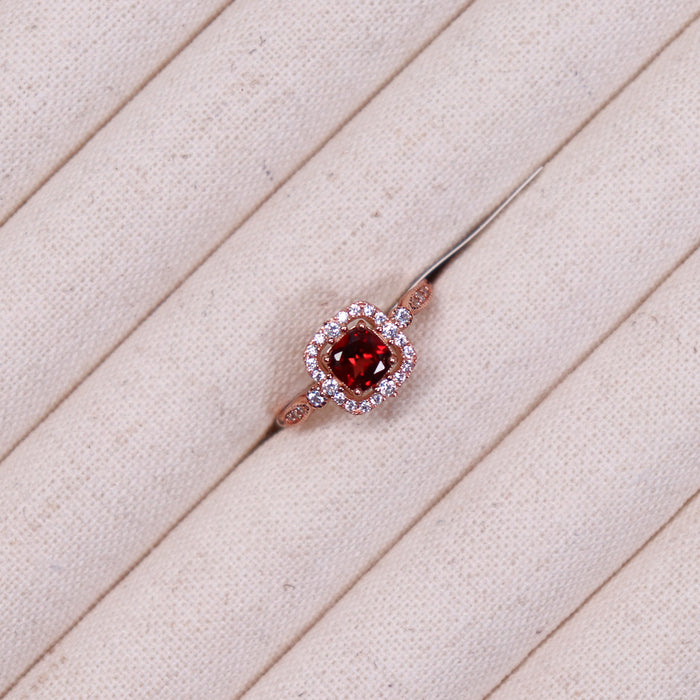 Red Garnet Ring