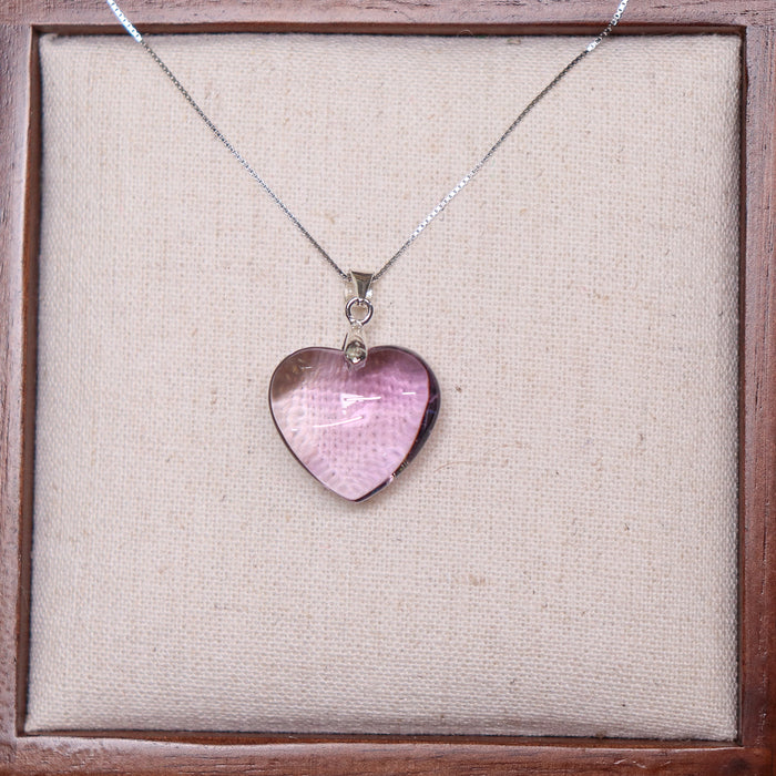 Amethyst Heart Necklace (2)